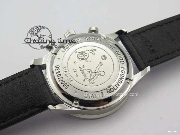 MIROTIME 0410 Portuguese Chrono IW371432 “Laureus” ZF 1:1 Best Edition On Black Leather Strap A79350 (Slim Movement) WaterResistant 7262